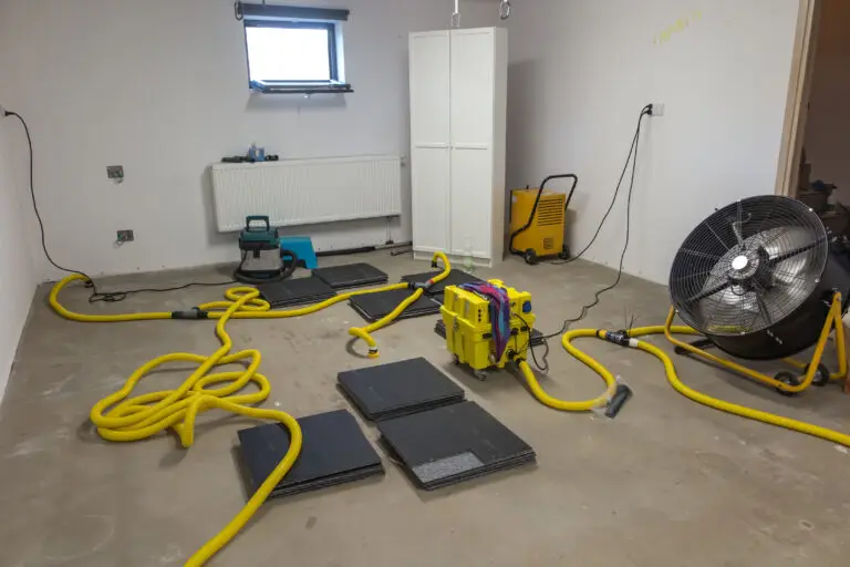 Drying,A,Concrete,Floor,Under,A,Fabric,Covering.,After,Pouring,