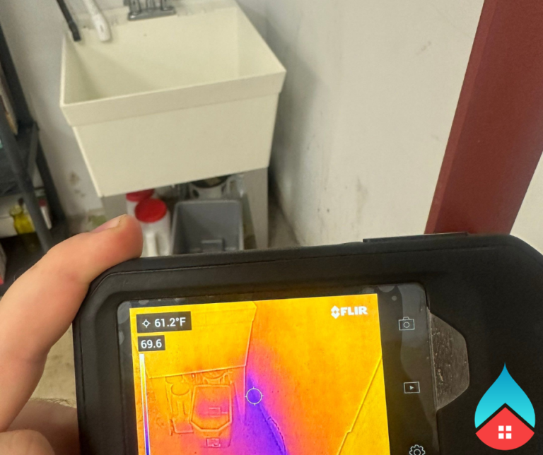 Professional rust removal and encapsulation service being performed on steel framing