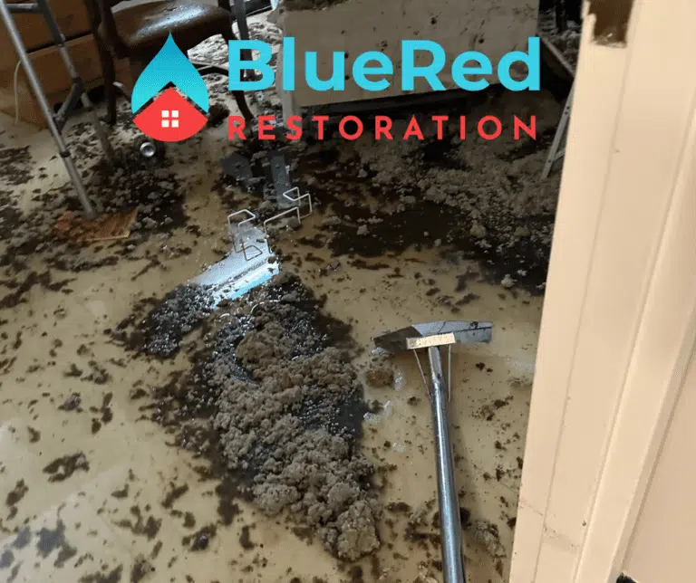 - Stormwater cleanup crew removing water and debris from flooded Elkhart basement - Restoration technicians extracting stormwater after heavy rain damage in Elkhart home. Flooded room in Elkhart undergoing professional storm cleanup and drying - Storm damage cleanup with water extraction equipment in residential property - Standing stormwater being removed from basement floor after severe weather in Elkhart If you want these matched to a specific photo, upload it and I’ll tailor the alt text precisely.