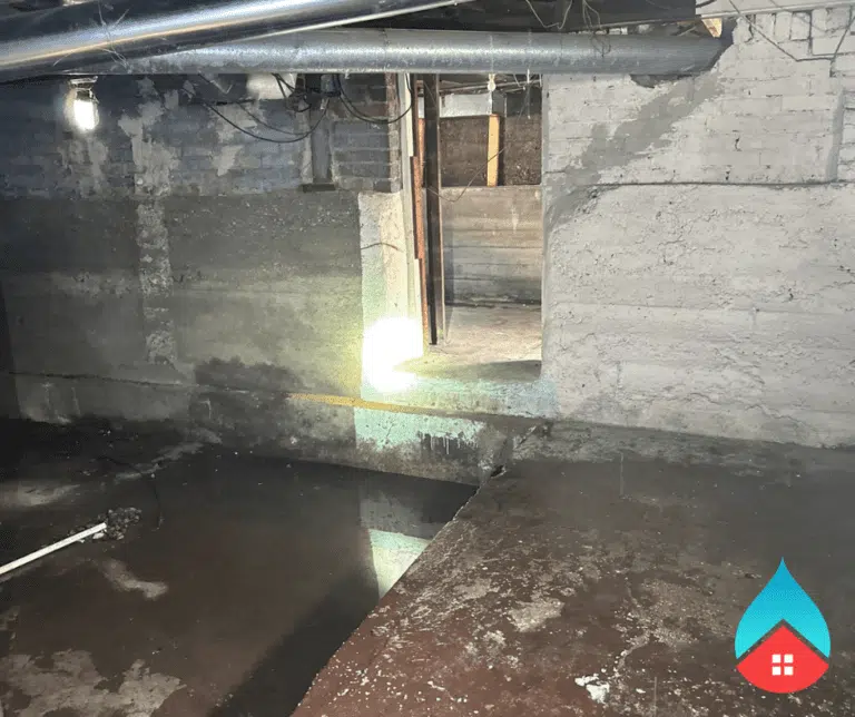 Storm surge and harbor flooding pushing water into low‑lying homes and foundations.